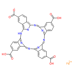 四羧基酞菁铁 结构式