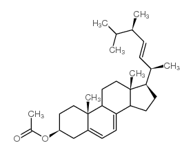 乙酸麦角甾醇 结构式