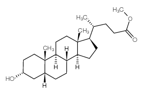 石胆酸甲酯 结构式