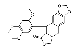 去氧苦鬼臼毒素 结构式