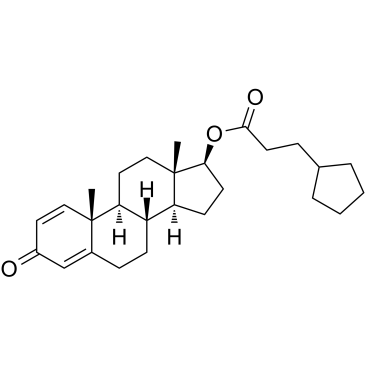 宝丹酮环戊丙酸酯 结构式