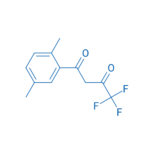 1-(2,5-二甲基苯基)-4,4,4-三氟丁烷-1,3-二酮 结构式
