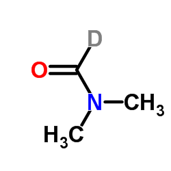 试剂N,N-二甲基甲酰胺-d₁ 结构式
