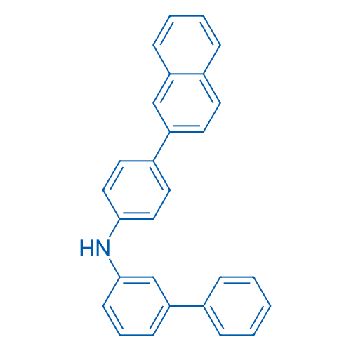 N-(4-(萘-2-基)苯基)-[1,1'-联苯]-3-胺 结构式
