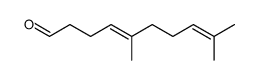 5,9-二甲基-4,8-癸二烯醛 结构式