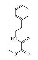 2-氧代-2-(苯乙基氨基)乙酸乙酯 结构式