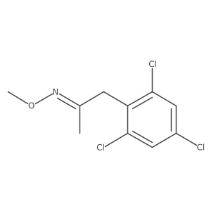 1-(2,4,6-三氯苯基)-2-丙酮-O-甲基肟 结构式