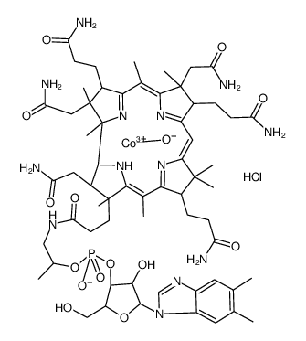 盐酸羟钴胺素 结构式