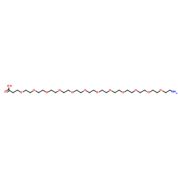 alpha-(2-氨基乙基)-omega-(2-羧基乙氧基)聚氧乙烯 结构式