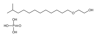 2-(11-甲基十二碳氧基)乙醇磷酸盐 结构式