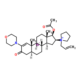 1,2-去氢-3-氧代罗库溴铵 结构式