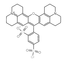 磺基罗丹明101磺酰氯 结构式