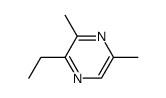 2-乙基-3,5(或3,6)-二甲基吡嗪 结构式