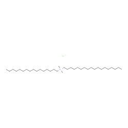 季铵化合物, 双(氢化 tallow alkyl)二甲基, 氯化物 结构式