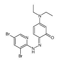 2-(3,5-二溴-2-吡啶偶氮)-5-二乙氨基酚 结构式