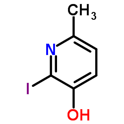 3-羟基-2-碘-6-甲基吡啶 结构式