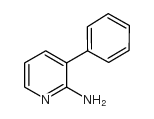 2-氨基-3-苯基吡啶 结构式