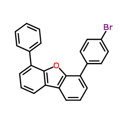 4-(4-溴苯基)-6-苯基二苯并[b,d]呋喃 结构式