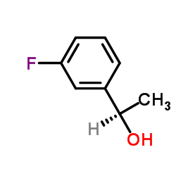 (R)-1-(3-氟苯基)乙醇 结构式