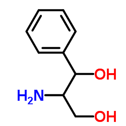 (1S,2S)-(+)-2-氨基-1-苯基-1,3-丙二醇 结构式