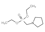 1-吡咯烷基甲基磷酸二乙酯 结构式