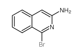 3-氨基-1-溴异喹啉 结构式