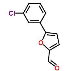 5-(3-氯苯基)糠醛 结构式