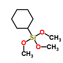 环己基三甲氧基硅烷 结构式