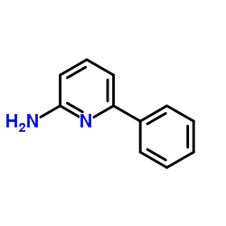 6-苯基吡啶-2-胺 结构式