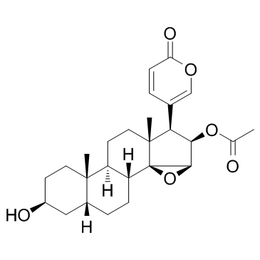 华蟾毒精 结构式