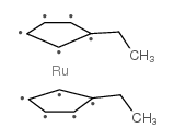 双(乙基环戊二烯)钌(II) 结构式