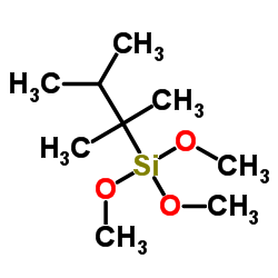 三甲氧基(1,1,2-三甲基丙基)-硅烷 结构式