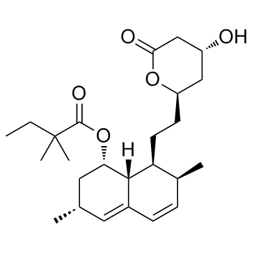 辛伐他汀 结构式