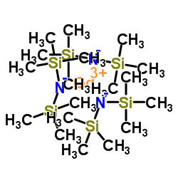三[N,N-双(三甲基硅烷)胺]钆(III) 结构式