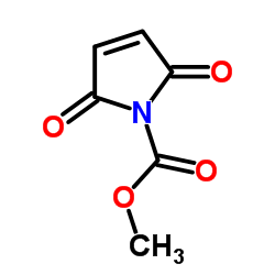 N-甲氧基羰基顺丁烯二酰亚胺 结构式