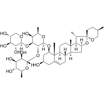 麦冬皂苷D 结构式