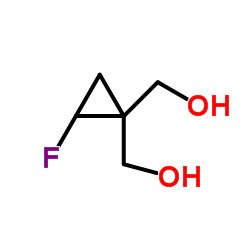(2-Fluoro-1,1-cyclopropanediyl)dimethanol 结构式