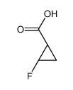 (1S,2S)-2-氟环丙烷羧酸 结构式