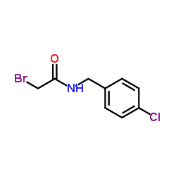 2-溴-N-(4-氯苄基)乙酰胺 结构式