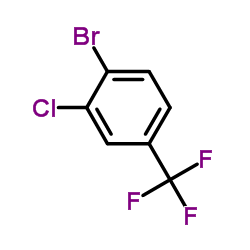 4-溴-3-氯三氟甲苯 结构式