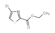 4-溴噻唑-2-羧酸乙酯 结构式