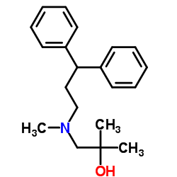 2,N-二甲基-N-(3,3-二苯基丙基)-1-氨基-2-丙醇 结构式