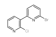 6-溴-2’-氯-2,3’-联吡啶 结构式