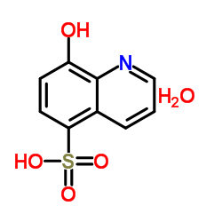 8-羟基喹啉-5-磺酸 结构式