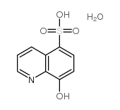 8-羟基喹啉-5-磺酸 结构式