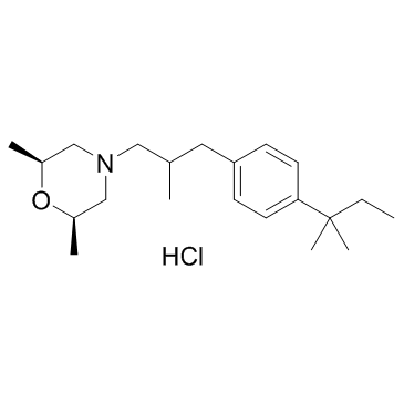 盐酸阿莫洛芬 结构式