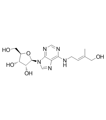 玉米素核苷 结构式