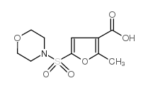 2-甲基-5-(吗啉磺酰基)-3-糠酸 结构式