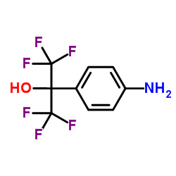 2-(4-氨基苯基)-1,1,1,3,3,3-六氟-2-丙醇 结构式
