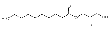 一癸酸甘油酯 结构式